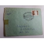 ENVELOPE STAMP STAMP LUBLIN WARSAW ACADEMY OF INTERNAL AFFAIRS