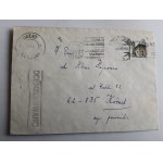 ENVELOPE STAMP STAMP PRL CENSORSHIP KÓRNIK WROCŁAW