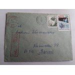 ENVELOPE STAMP STAMP PRL CENSORSHIP POZNAŃ
