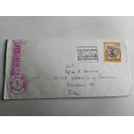 ENVELOPE STAMP STAMP PRL CENSORSHIP KÓRNIK SALZBURG