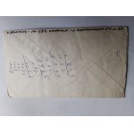 ENVELOPE STAMP STAMP PRL CENSORSHIP PARCZEW WARSAW