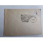 ENVELOPE, STAMP, STAMP HRUBIESZÓW HUNDRED YEARS OF POLISH STAMP 1960
