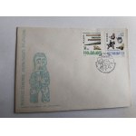 ENVELOPE, STAMP, STAMP POLISH FOLK MUSICAL INSTRUMENTS