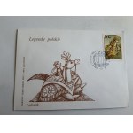 ENVELOPE, STAMP, STAMP POLISH LEGENDS LAJKONIK