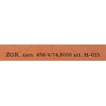 proj. Jerzy FLISAK (1930-2008), Memoirs of a General, 1974