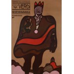 designed by Jan LENICA ( 1928-2001), The Day of Kingship, State Opera in Wroclaw, 1987