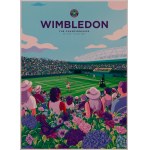 proj. by Sarah MADDEN, Official Wimbledon 2025 poster