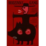 proj. Jerzy FLISAK (1930-2008), Family Gang, 1974