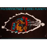 proj. Jerzy FLISAK (1930-2008), Messenger from another planet, 1977