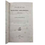 GOSŁAWSKI Maurycy - Poezje Maurycy Gosławskiego z przedmową Leona Zienkowicza, Leipzig 1864, F.A.Brockhaus [Library of Polish Writers].