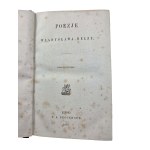 BEŁZA Władysław - Poezje Wladysława Bełzy , Lipsk 1874, F.A.Brockhaus [Biblioteka pisarzy polskich]