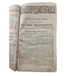 [Biblia Gdańska] Biblia to wszystko Pismo Święte Starego i Nowego Przymierza według edycyi Biblii Gdańskiey w roku 1632 wydaney, Królewiec 1823, w drukarni DEGEN