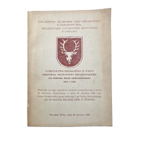 Participation of Sierakowians in the struggle against the Nazi occupants in the Sierakow area 1939-1945, Sierakow 1980
