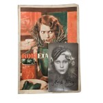 NORA NEY [owned by Sonia Najman 1906-2003] autograph postcard photograph and film program "The Woman Who Desires Sin"