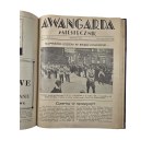 Czasopismo AWANGARDA miesięcznik młodych , zestaw 3 roczników [1930,1932,1933], BARDZO RZADKIE