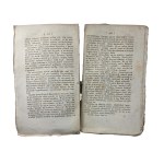 KRASICKI Ignacy - Works of Ignacy Krasicki, first complete edition , volume XVI, Warsaw 1832