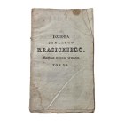 KRASICKI Ignacy - Works of Ignacy Kraciski, first complete edition, volume XII, Warsaw 1830