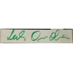 Lech Ordon [1928-2017] autograph photo