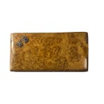 Chechotte cigarette case with decorative design and monogram "WB"