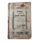 ZORZA journal of the young age dedicated to , COMPLETNY ROCZNIK 1843 [12 issues] Warsaw 1843