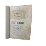 DICKENS Karol - Dzwony cudowne , Warszawa 1846 , pierwsze polskie wydanie, nakładem Fr. Spless & Comp.