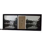 [Stereoscopic photography] Set of 138 stereoscopic photographs with stereoscope and commemorative box [before 1939]. In the photos Poznan and surroundings, Warsaw, views from a trip to Bulgaria, Austria.