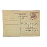 PARANDOWSKI Jan - Postkarte mit handschriftlicher Korrespondenz und Autogramm, datiert 10.XI.1964