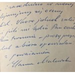 MALEWSKA Helena - set of 2 handwritten letters on the prints of "Znak" monthly with autographs of the writer, editor-in-chief of the monthly + envelope, dated 16.X. and 16.XI.1963