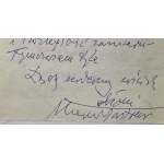 JASTRUN Mieczyslaw - handwritten letter with autograph, correspondence dated 11.VI.1975, total of 6 pages of correspondence