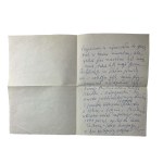 JASTRUN Mieczysław - handschriftlicher Brief mit Unterschrift, Korrespondenz vom 3.7.1975