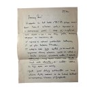 BARTOSZEWSKI Władysław - handwritten letter with autograph , correspondence dated 2.II.1973