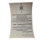 Independence Medal DIPLOM, order dated 22.XII.1931, facsimile (?) signatures of Jozef Pilsudski and Waclaw Jedrzejewicz