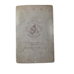 CDV cardboard photograph - Last photograph of J.I. KRASZEWSKI [1812-1887] taken by A. Roncarolo of San Remo at the end of the writer