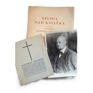 STUDIES on a book dedicated to the memory of Kazimierz Piekarski, with a photograph, Wroclaw 1951.