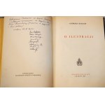 BANACH Andrzej, On illustration, Society of Book Lovers, Krakow 1950, layout. Adam Młodzianowski, very good condition