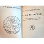 SŁOWACKI Juliusz,Pisma Mistyczne, w wyborze, układzie i opracowaniu Stanisława WARZYKOWSKIEGO, Kraków 1916 r.