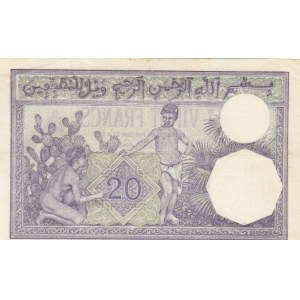 Algeria, 20 Francs, 1941, AUNC, p78c