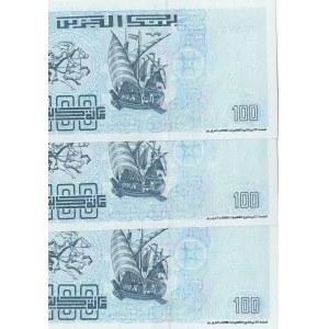 Algeria, 100 Dinars, 1992, UNC, p137, (Total 3 banknotes)