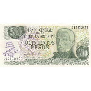 Argentina, 500 Pesos, 1974, UNC, p298