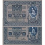 Austria, 1000 Kronen, 1920, AUNC / UNC, p48, (Total 4 banknotes)