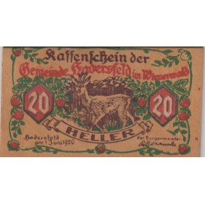 Austria, Notgeld, 20 Heller, 1920, UNC