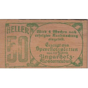 Austria, Notgeld, 50 Heller, 1920, UNC