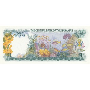 Bahamas, 1 Dollar, 1974, UNC, p35a