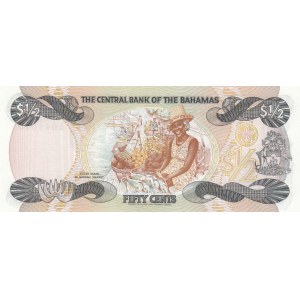 Bahamas, 50 Cents, 1974, UNC, p42a