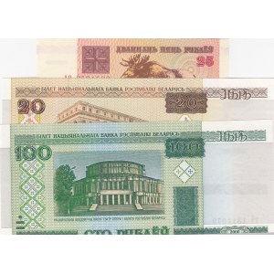 Belarus, 3 Pieces UNC Banknotes