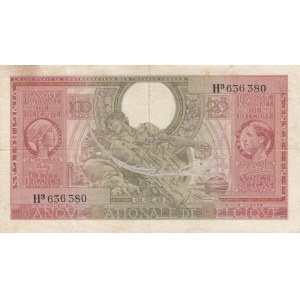 Belgium, 100 Francs-20 Belgas, 1943, VF (+), p123