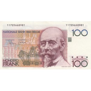 Belgium, 100 Francs, 1982-94, UNC, p142a