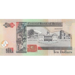 Belize, 10 Dollars, 2001, UNC, p62b