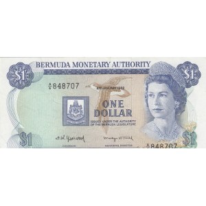 Bermuda, 1 Dollar, 1982, AUNC, p28b