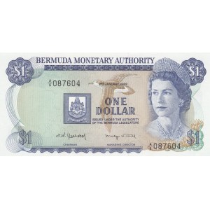 Bermuda, 1 Dollar, 1982, UNC, p28b